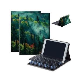 Case for Fire HD 10 ＆ 10 Plus Tablet (13th/11th Generation, 2023/2021 Release) 10.1" with Keyboard, PU Leather Multiple-Angles Keyboard C_並行輸入