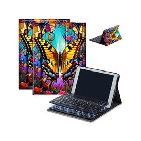 Case for Fire HD 10 ＆ 10 Plus Tablet (13th/11th Generation, 2023/2021 Release) 10.1" with Keyboard, PU Leather Multiple-Angles Keyboard C_並行輸入