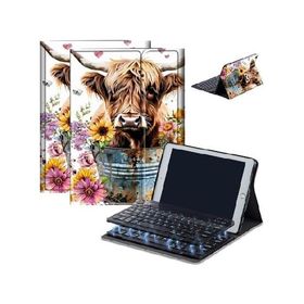 Case for Fire HD 10 ＆ 10 Plus Tablet (13th/11th Generation, 2023/2021 Release) 10.1" with Keyboard, PU Leather Multiple-Angles Keyboard C_並行輸入