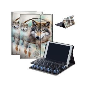 Case for Fire HD 10 ＆ 10 Plus Tablet (13th/11th Generation, 2023/2021 Release) 10.1" with Keyboard, PU Leather Multiple-Angles Keyboard C_並行輸入