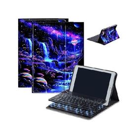 Case for Fire HD 10 ＆ 10 Plus Tablet (13th/11th Generation, 2023/2021 Release) 10.1" with Keyboard, PU Leather Multiple-Angles Keyboard C_並行輸入