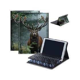 Case for Fire HD 10 ＆ 10 Plus Tablet (13th/11th Generation, 2023/2021 Release) 10.1" with Keyboard, PU Leather Multiple-Angles Keyboard C_並行輸入