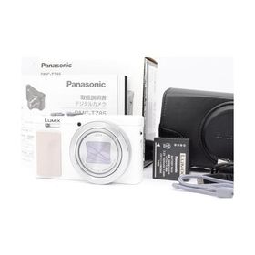 パナソニック コンパクトデジタルカメラ ルミックス TZ85 光学30倍 ホワイト DMC-TZ85-W