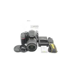 Nikon デジタル一眼レフカメラ D3400 AF-P 18-55 VR レンズキット ブラック D3400LKBK