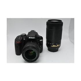 Nikon デジタル一眼レフカメラ D3400 ダブルズームキット ブラック D3400WZBK