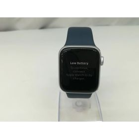 【中古】Apple Apple Watch SE2 40mm GPS シルバーアルミニウムケース/ストームブルースポーツバンド (S/M) MRE13J/A【札幌】保証期間1ヶ月【ランクB】