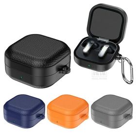 Insta Galaxy Buds4対応 ケース Buds4 Pro カバー カラビナ付き PUレザー シンプル 保護カバー おすすめ おしゃれ Samsung ギャラクシーバッズ4 / バッズ4