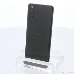 〔中古〕SONY(ソニー) Xperia 10 II 64GB ブラック SO-41A auロック解除SIMフリー〔276-ud〕