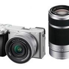 SONY α6400 ILCE-6400X ダブルズームレンズキット シルバー ソニー 小型・軽量 ミラーレス一眼カメラ