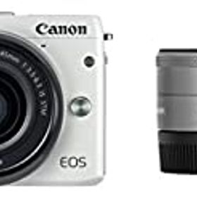 【中古】Canon ミラーレス一眼カメラ EOS M3 ダブルレンズキット(ホワイト) EF-M15-45mm F3.5-6.3 IS STM EF-M22mm F2 STM 付属 EOSM3WH-WLK2