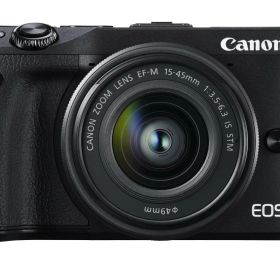 【中古】【非常に良い】Canon ミラーレス一眼カメラ EOS M3 レンズキット(ブラック) EF-M15-45mm F3.5-6.3 IS STM 付属 EOSM3BK-1545ISSTMLK