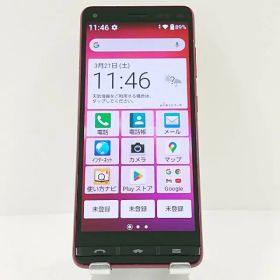 BASIO4 KYV47-u UQ ワインレッド 送料無料 本体 c18277 【中古】
