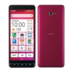 京セラ BASIO4 KYV47[32GB] au ワインレッド【安心保証】