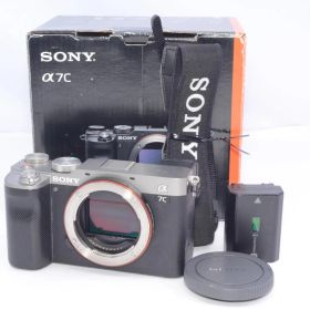 【美品】SONY α7C ボディ シルバー ILCE-7C S 軽量で高性能なフルサイズミラーレス