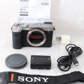 ☆美品・ショット数3664☆ SONY ソニー フルサイズ ミラーレス一眼カメラ α7C ボディ シルバー ILCE-7C S #4814