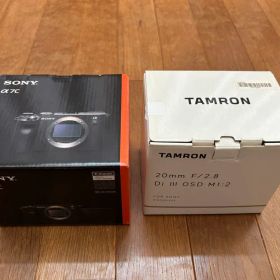 Sony α7C + Tamron 20mm F/2.8レンズ