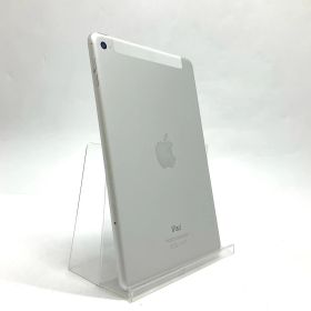【全額返金保証】【最速発送】Apple iPad mini 7.9インチ 第4世代 128GB シルバー WiFi+Cellular au 白ロム 動作確認済