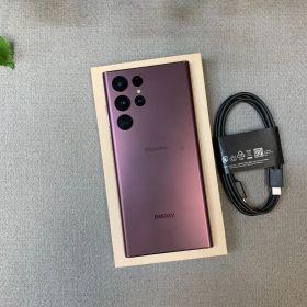 Galaxy S22 Ultra 256GB バーガンディ 国内SIMフリー 送料無料