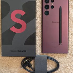 ドコモGalaxy S22Ultra256GBSC-52Cバーガンディ