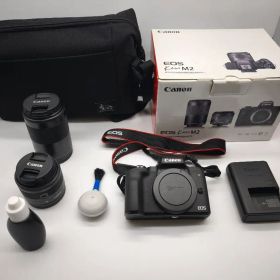 【2025年購入】Canon EOS Kiss M2ダブルズームキット ブラック