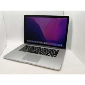 【中古】Apple MacBook Pro 15インチ CTO (Mid 2015) Core i7(2.2G)/16G/512G(SSD)/Iris Pro【三宮センター】保証期間１ヶ月【ランクC】