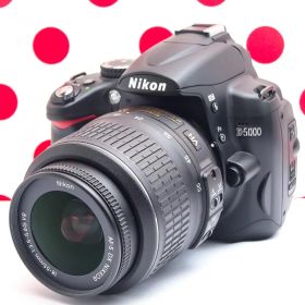 ニコン Nikon D5000❤スマホ転送OK❤動画撮影・自撮り可❤手振れ補正付