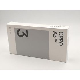 【未使用】Oppo ymobile 【SIMフリー】 OPPO A3 5G 4GB 128GB ブラック【ECセンター】保証期間３ヶ月