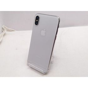 【中古】Apple docomo 【SIMロック解除済み】 iPhone X 64GB シルバー MQAY2J/A【仙台駅東口】保証期間１ヶ月【ランクC】