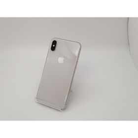 【中古】Apple docomo 【SIMロック解除済み】 iPhone X 64GB シルバー MQAY2J/A【三宮センター】保証期間１週間【ランクC】