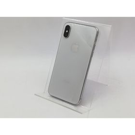 【中古】Apple iPhone X 64GB シルバー （国内版SIMロックフリー） MQAY2J/A【札幌】保証期間１ヶ月【ランクC】