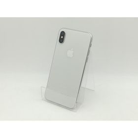 【中古】Apple docomo 【SIMロック解除済み】 iPhone X 64GB シルバー MQAY2J/A【神戸】保証期間１ヶ月【ランクB】