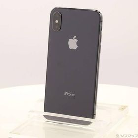 〔中古〕Apple(アップル) iPhoneX 256GB スペースグレイ MQC12J／A SIMフリー〔247-ud〕