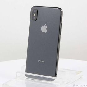 〔中古〕Apple(アップル) iPhoneX 256GB スペースグレイ MQC12J／A SIMフリー〔247-ud〕