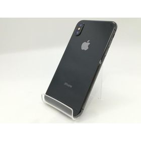 【中古】Apple docomo 【SIMロック解除済み】 iPhone X 256GB スペースグレイ MQC12J/A【浜松駅前】保証期間１ヶ月【ランクB】