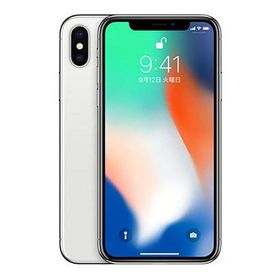 iPhoneX[256GB] SIMロック解除 SoftBank シルバー【安心保証】