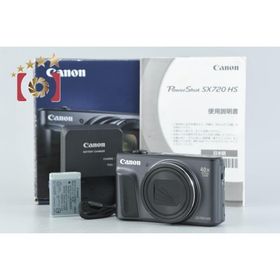 【中古】Canon キヤノン PowerShot SX720 HS ブラック コンパクトデジタルカメラ 元箱付き