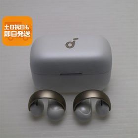 新品同様 Anker Soundcore AeroClip ホワイト &amp; ゴールド オープンイヤー ANKER 即日発送 あすつく 土日祝発送OK