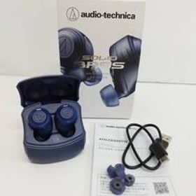 【良品】audio-technica SOLID BASS/ATH-CKS50TW/ワイヤレスイヤホン/ブルー