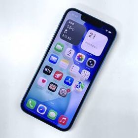 【中古美品】国内版SIMフリー iPhone13 mini 128GB ブルー MLJH3J/A