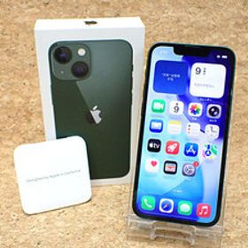 【中古】国内版 SIMフリー iPhone 13 mini 128GB グリーン 緑 MNFC3J/A 本体 一括購入(RAA170-1)