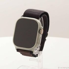 〔中古〕Apple(アップル) Apple Watch Ultra 2 GPS + Cellular 49mm チタニウムケース インディゴアルパインループ〔352-ud〕