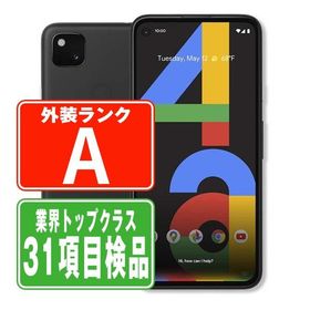 Google Pixel4a Just Black SIMフリー ソフトバンク 中古 スマホ 本体 美品 7日間返品OK あすつく gp4asbbk8mtm