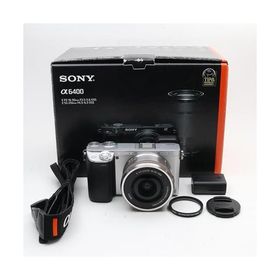 SONY(ソニー) APS-C ミラーレス一眼カメラ α6400 パワーズームレンズキット(同梱レンズ:SELP1650) シルバー ILCE-6400L S