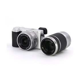 SONY(ソニー) APS-C ミラーレス一眼カメラ α6400 ダブルズームレンズキット(同梱レンズ:SELP1650+SEL55210) シルバー ILCE-6400Y S