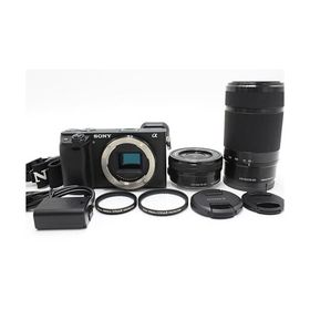 SONY(ソニー) APS-C ミラーレス一眼カメラ α6400 ダブルズームレンズキット(同梱レンズ:SELP1650+SEL55210) ブラック ILCE-6400Y B