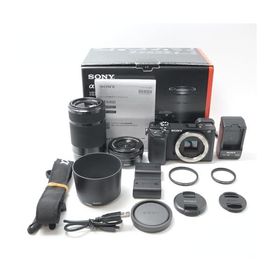 SONY(ソニー) APS-C ミラーレス一眼カメラ α6400 ダブルズームレンズキット(同梱レンズ:SELP1650+SEL55210) ブラック ILCE-6400Y B