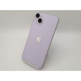 【中古】Apple 国内版 【SIMフリー】 iPhone 14 Plus 128GB パープル MQ4E3J/A【三宮センター】保証期間１ヶ月【ランクB】