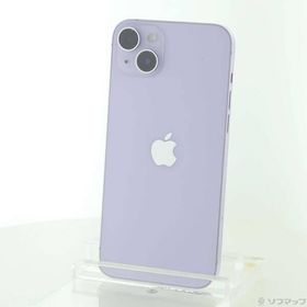 〔中古〕Apple(アップル) iPhone14 Plus 128GB パープル MQ4E3J／A SIMフリー〔344-ud〕