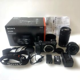 【美品】SONYα6400 ミラーレス一眼 ダブルズームレンズキット
