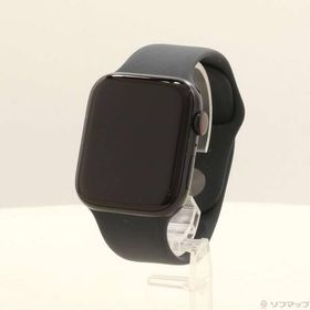〔中古〕Apple(アップル) Apple Watch SE 第2世代 GPS + Cellular 44mm ミッドナイトアルミニウムケース ミッドナイトスポーツバンド〔269-ud〕